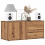 Mueble de TV madera de ingeniería roble artisan 80x34x35,5 cm de , Muebles TV - Ref: Foro24-856011, Precio: 76,91 €, Descuent...