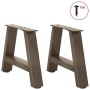 Patas de mesa de centro forma A 2uds acero 50x(30-31) cm de , Patas para mesas - Ref: Foro24-4012819, Precio: 59,91 €, Descue...
