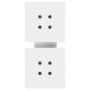 Patas de mesa de centro forma X 2uds acero blanco 30x(30-31) cm de , Patas para mesas - Ref: Foro24-4012929, Precio: 76,81 €,...