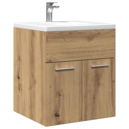 Mueble de lavabo de baño madera roble artisan 41x38,5x46 cm de , Muebles de baño - Ref: Foro24-856206, Precio: 44,38 €, Descu...