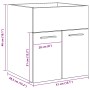Mueble de lavabo de baño madera roble artisan 41x38,5x46 cm de , Muebles de baño - Ref: Foro24-856206, Precio: 44,38 €, Descu...