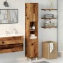 Armario de baño madera contrachapada envejecida 30x30x179 cm de , Muebles de baño - Ref: Foro24-856140, Precio: 95,09 €, Desc...