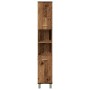 Armario de baño madera contrachapada envejecida 30x30x179 cm de , Muebles de baño - Ref: Foro24-856140, Precio: 95,09 €, Desc...