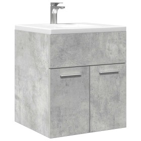 Mueble de lavabo madera ingeniería gris hormigón 41x38,5x46 cm de , Muebles de baño - Ref: Foro24-856204, Precio: 35,73 €, De...