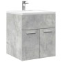 Mueble de lavabo madera ingeniería gris hormigón 41x38,5x46 cm de , Muebles de baño - Ref: Foro24-856204, Precio: 35,73 €, De...