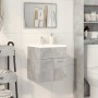 Mueble de lavabo madera ingeniería gris hormigón 41x38,5x46 cm de , Muebles de baño - Ref: Foro24-856204, Precio: 35,73 €, De...