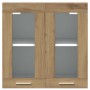 Armario de pared para cocina con puerta cristal roble artesanal de , Armarios de cocina - Ref: Foro24-856168, Precio: 65,63 €...