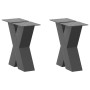 Patas de mesa centro forma X 2uds acero antracita 40x(30-31) cm de , Patas para mesas - Ref: Foro24-4012934, Precio: 79,18 €,...