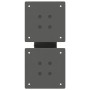 Patas de mesa centro forma X 2uds acero antracita 40x(30-31) cm de , Patas para mesas - Ref: Foro24-4012934, Precio: 79,18 €,...
