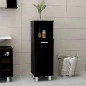 Armario de baño madera contrachapada negro 30x30x95 cm de vidaXL, Muebles de baño - Ref: Foro24-802616, Precio: 66,27 €, Desc...