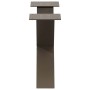Patas de mesa de centro forma X 2uds acero natural 60x(30-31) cm de , Patas para mesas - Ref: Foro24-4012943, Precio: 88,62 €...