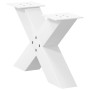 Patas de mesa de centro forma X 2uds acero blanco 60x(30-31) cm de , Patas para mesas - Ref: Foro24-4012941, Precio: 87,92 €,...