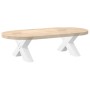 Patas de mesa de centro forma X 2uds acero blanco 60x(30-31) cm de , Patas para mesas - Ref: Foro24-4012941, Precio: 87,92 €,...