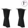 Patas de mesa de centro forma X 2uds acero negro 28x(42-43) cm de , Patas para mesas - Ref: Foro24-4012948, Precio: 65,41 €, ...