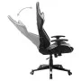 Silla de gaming de cuero sintético negro y blanco de vidaXL, Sillones para videojuegos - Ref: Foro24-20507, Precio: 180,36 €,...