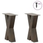 Patas de mesa centro forma X 2uds acero natural 38x(42-43) cm de , Patas para mesas - Ref: Foro24-4012955, Precio: 84,28 €, D...