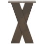 Patas de mesa centro forma X 2uds acero natural 38x(42-43) cm de , Patas para mesas - Ref: Foro24-4012955, Precio: 84,28 €, D...