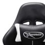 Silla de gaming de cuero sintético negro y blanco de vidaXL, Sillones para videojuegos - Ref: Foro24-20507, Precio: 185,72 €,...
