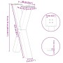 Patas para mesa comedor forma X 2uds acero blanco 50x(72-73) cm de , Patas para mesas - Ref: Foro24-4012969, Precio: 105,46 €...