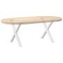 Patas de mesa de centro forma X 2uds acero blanco 60x(42-43) cm de , Patas para mesas - Ref: Foro24-4012901, Precio: 56,59 €,...