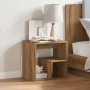 Mesita de noche madera de ingeniería roble artisian 40x30x40 cm de , Mesitas de noche - Ref: Foro24-856528, Precio: 31,73 €, ...