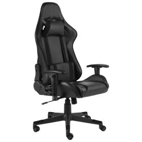 Black PVC swivel gaming chair by vidaXL, Gaming chairs - Ref: Foro24-20478, Price: 172,06 €, Discount: %
