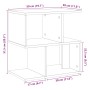 Mesitas de noche 2 uds madera ingeniería roble 50x30x51,5 cm de , Mesitas de noche - Ref: Foro24-856537, Precio: 59,51 €, Des...