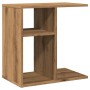 Mesa auxiliar de madera contrachapada roble artisan 50x30x50 cm de , Mesas auxiliares - Ref: Foro24-856561, Precio: 34,27 €, ...