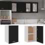 Armario colgante de cocina contrachapada negro 39,5x31x60 cm de vidaXL, Armarios de cocina - Ref: Foro24-801253, Precio: 39,8...