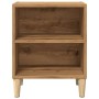 Mesita de noche madera de ingeniería roble artisian 40x30x50 cm de , Mesitas de noche - Ref: Foro24-856418, Precio: 36,53 €, ...