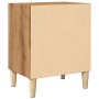 Mesita de noche madera de ingeniería roble artisian 40x30x50 cm de , Mesitas de noche - Ref: Foro24-856418, Precio: 36,53 €, ...