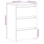 Mesitas de noche 2uds madera ingeniería envejecida 40x35x62,5cm de , Mesitas de noche - Ref: Foro24-856523, Precio: 102,20 €,...