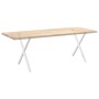 Patas para mesa de comedor en forma de X 2 uds acero blanco de , Patas para mesas - Ref: Foro24-4012917, Precio: 72,84 €, Des...