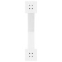 Patas para mesa de comedor en forma de X 2 uds acero blanco de , Patas para mesas - Ref: Foro24-4012981, Precio: 112,09 €, De...