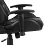 Silla gaming giratoria PVC negro de vidaXL, Sillones para videojuegos - Ref: Foro24-20478, Precio: 172,06 €, Descuento: %