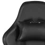Drehbarer Gaming-Stuhl aus schwarzem PVC von vidaXL, Gaming-Stühle - Ref: Foro24-20478, Preis: 172,06 €, Rabatt: %