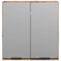 Armario de espejo de baño contrachapada envejecida 64x20x66,5cm de , Tocadores de baño - Ref: Foro24-856940, Precio: 74,14 €,...