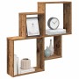 Estante de pared madera ingeniería envejecida 80x15x78,5 cm de , Estantes y estanterías - Ref: Foro24-856610, Precio: 31,22 €...