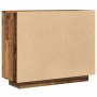 Aparador de madera de ingeniería envejecida 92x35x75 cm de , Aparadores - Ref: Foro24-856864, Precio: 88,79 €, Descuento: %