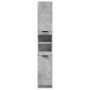 Armario de baño contrachapada gris hormigón 32x34x188,5 cm de , Tocadores de baño - Ref: Foro24-856942, Precio: 80,57 €, Desc...