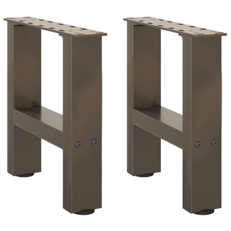 Patas para mesa de centro de acero natural 2 uds 30x(30-31) cm de , Patas para mesas - Ref: Foro24-4013255, Precio: 47,47 €, ...