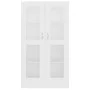 Vitrina de madera contrachapada blanco 82,5x30,5x150 cm de vidaXL, Librerías y estanterías - Ref: Foro24-802759, Precio: 132,...