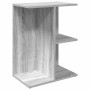 Mesita de noche madera de ingeniería gris Sonoma 46,5x29x61 cm de , Mesitas de noche - Ref: Foro24-858660, Precio: 34,75 €, D...
