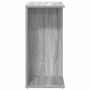 Mesita de noche madera de ingeniería gris Sonoma 46,5x29x61 cm de , Mesitas de noche - Ref: Foro24-858660, Precio: 34,75 €, D...