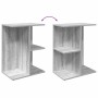 Mesita de noche madera de ingeniería gris Sonoma 46,5x29x61 cm de , Mesitas de noche - Ref: Foro24-858660, Precio: 34,75 €, D...