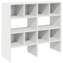 Zapateros 2 uds apilables blanco 89,5x30x40 cm de , Organizadores de vestidores y perchas de barra - Ref: Foro24-858840, Prec...