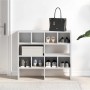Zapateros 2 uds apilables blanco 89,5x30x40 cm de , Organizadores de vestidores y perchas de barra - Ref: Foro24-858840, Prec...