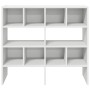 Zapateros 2 uds apilables blanco 89,5x30x40 cm de , Organizadores de vestidores y perchas de barra - Ref: Foro24-858840, Prec...