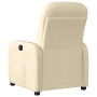 Sillón reclinable eléctrico de tela crema de , Sillones - Ref: Foro24-3302960, Precio: 233,08 €, Descuento: %