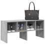 Zapatero apilable gris sonoma 89,5x30x40 cm de , Organizadores de vestidores y perchas de barra - Ref: Foro24-858849, Precio:...